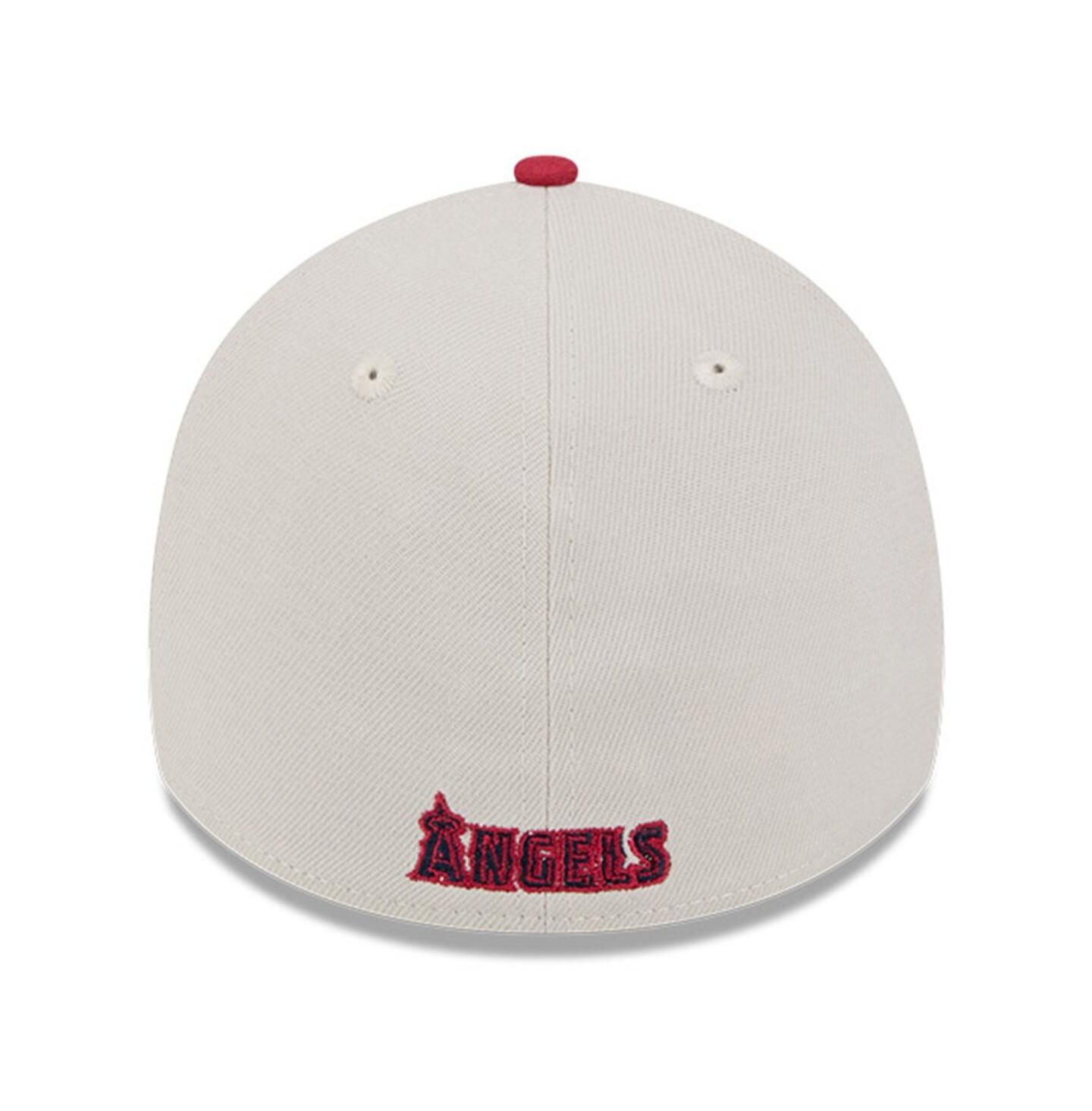 Мужская кепка New Era Red Los Angeles Angels 2024 Fourth of July 39THIRTY Flex Hat — фото 2