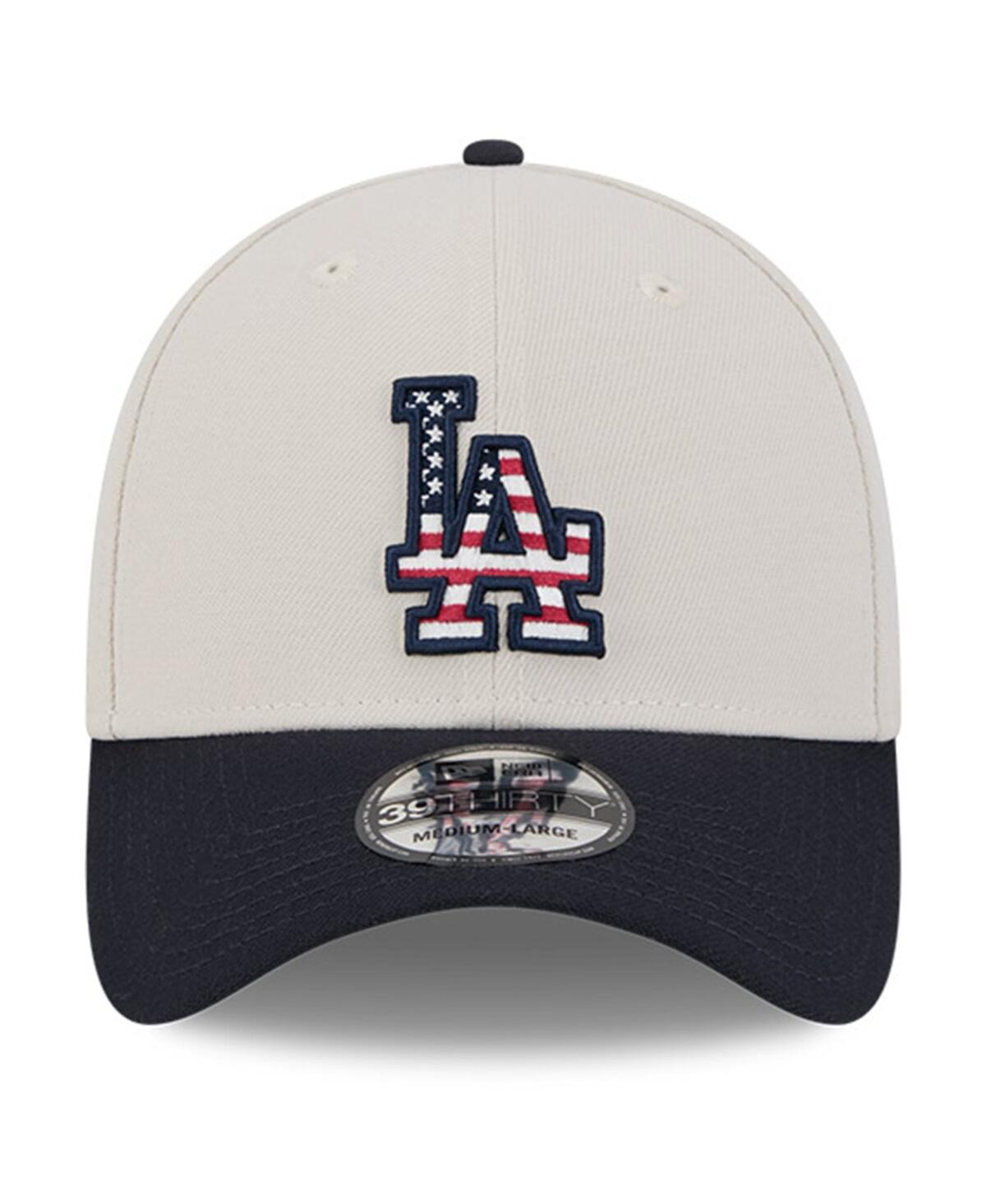 New Era Men's Black Los Angeles Dodgers 2024 Fourth of July 39THIRTY Flex Hat