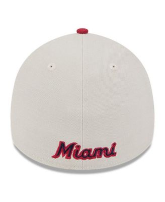Men's Red Miami Marlins 2024 Fourth of July 39THIRTY Flex Hat