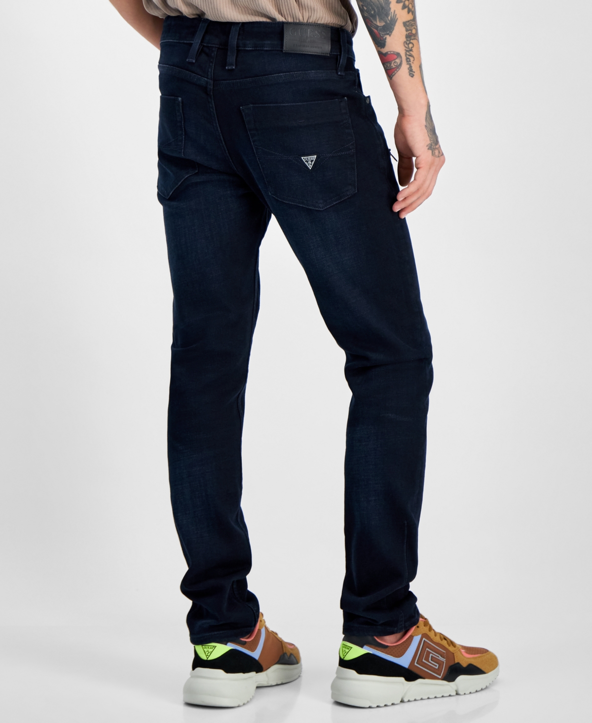Guess Men's Finnley Slim-Fit Jeans, Dark Wash