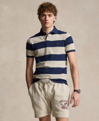 Polo Ralph Lauren - Men's Classic-Fit Striped Mesh Polo Shirt