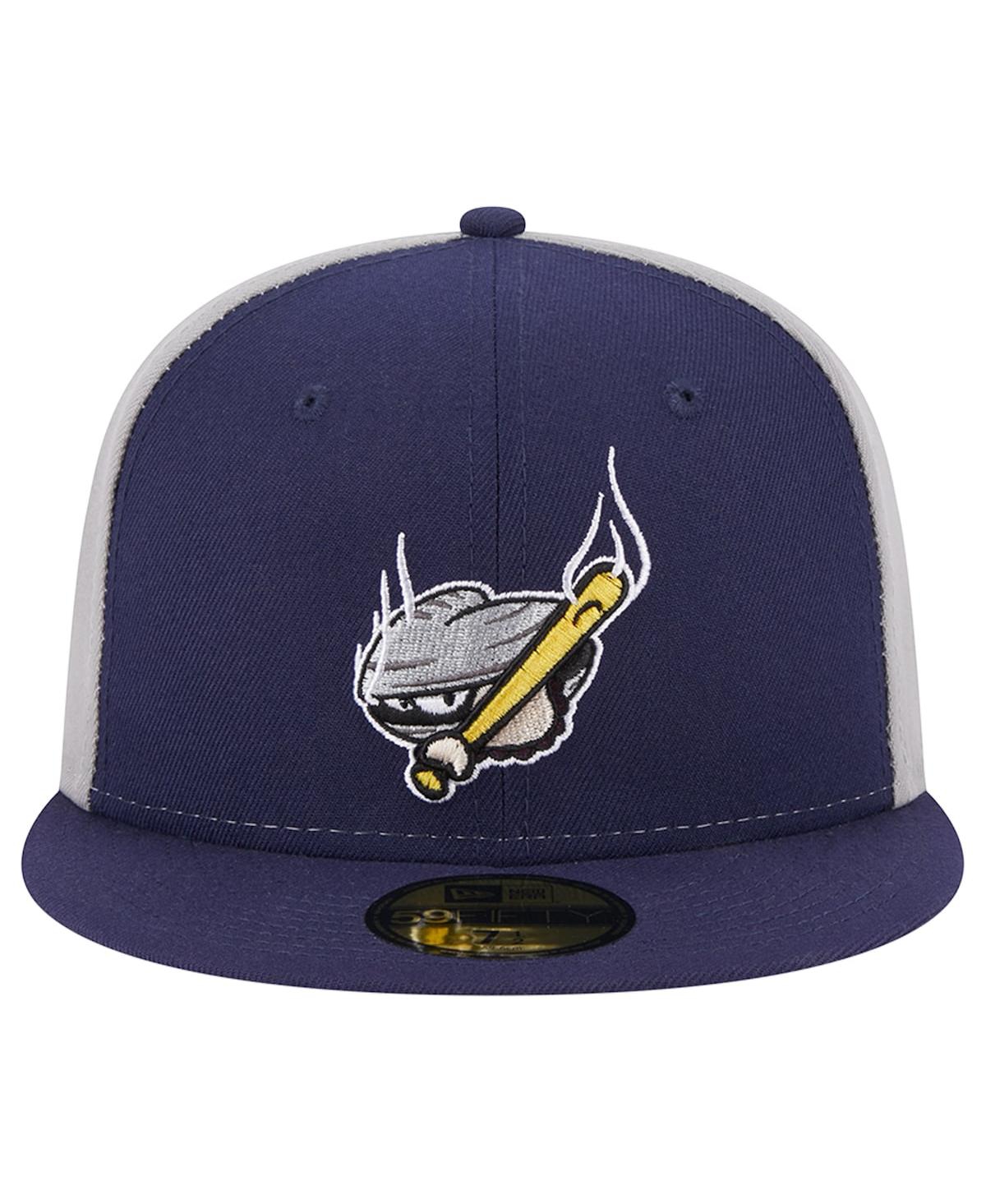 New Era Men'sPortland Sea Dogs Theme Nights Clam Bake 59FIFTY Fitted Hat - Navy