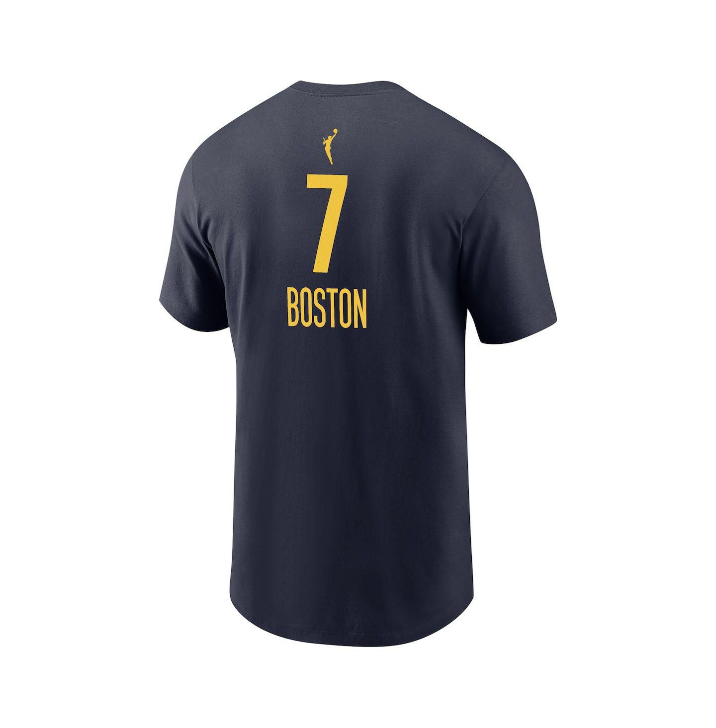 Футболка Nike Aliyah Boston Navy Indiana Fever Explorer Edition Name & Number — фото 3