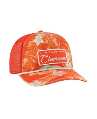 Men's Orange Clemson Tigers Tropicalia Hitch Adjustable Hat