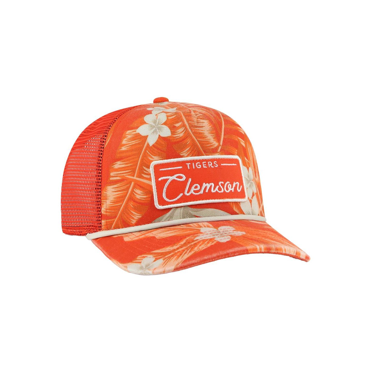 Мужская кепка '47 Brand Orange Clemson Tigers Tropicalia Hitch Adjustable Hat — фото 2