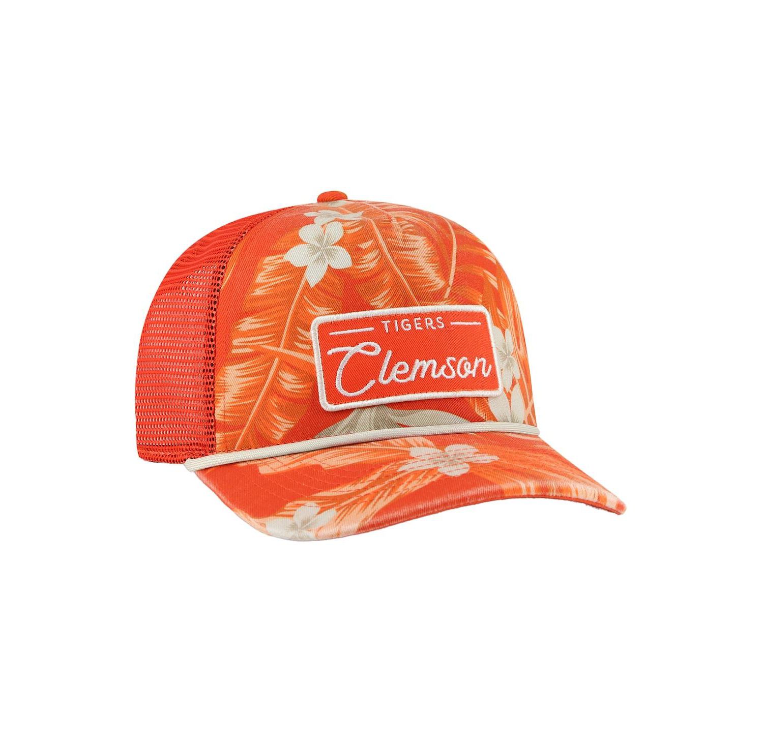 Men's Orange Clemson Tigers Tropicalia Hitch Adjustable Hat