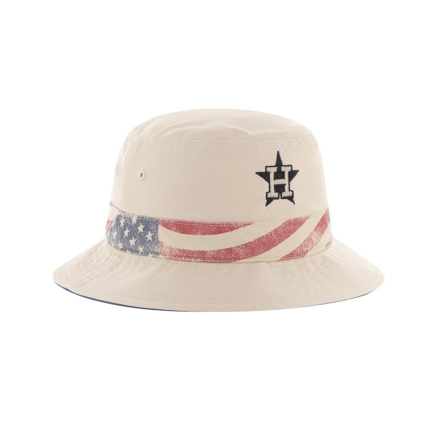 Men's Khaki Houston Astros Glory Daze Bucket Hat
