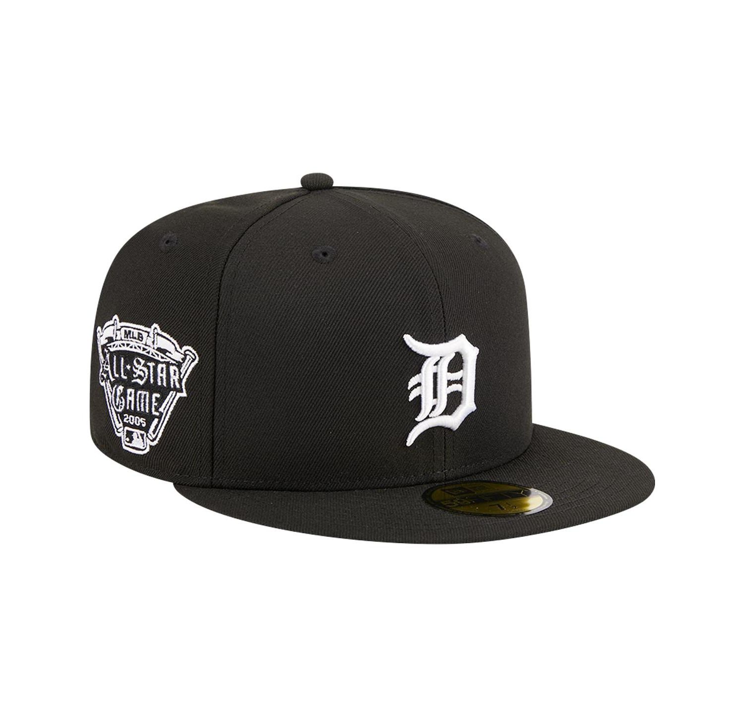 Men's Black Detroit Tigers Logo 59FIFTY Fitted Hat