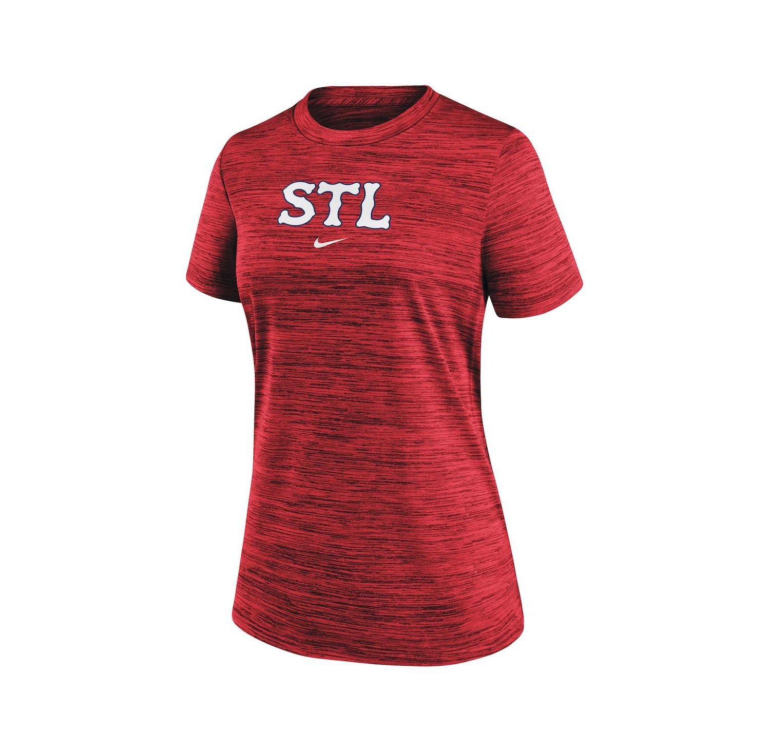 Women's Red St. Louis Cardinals 2024 City Connect Authentic Collection Practice Velocity T-Shirt