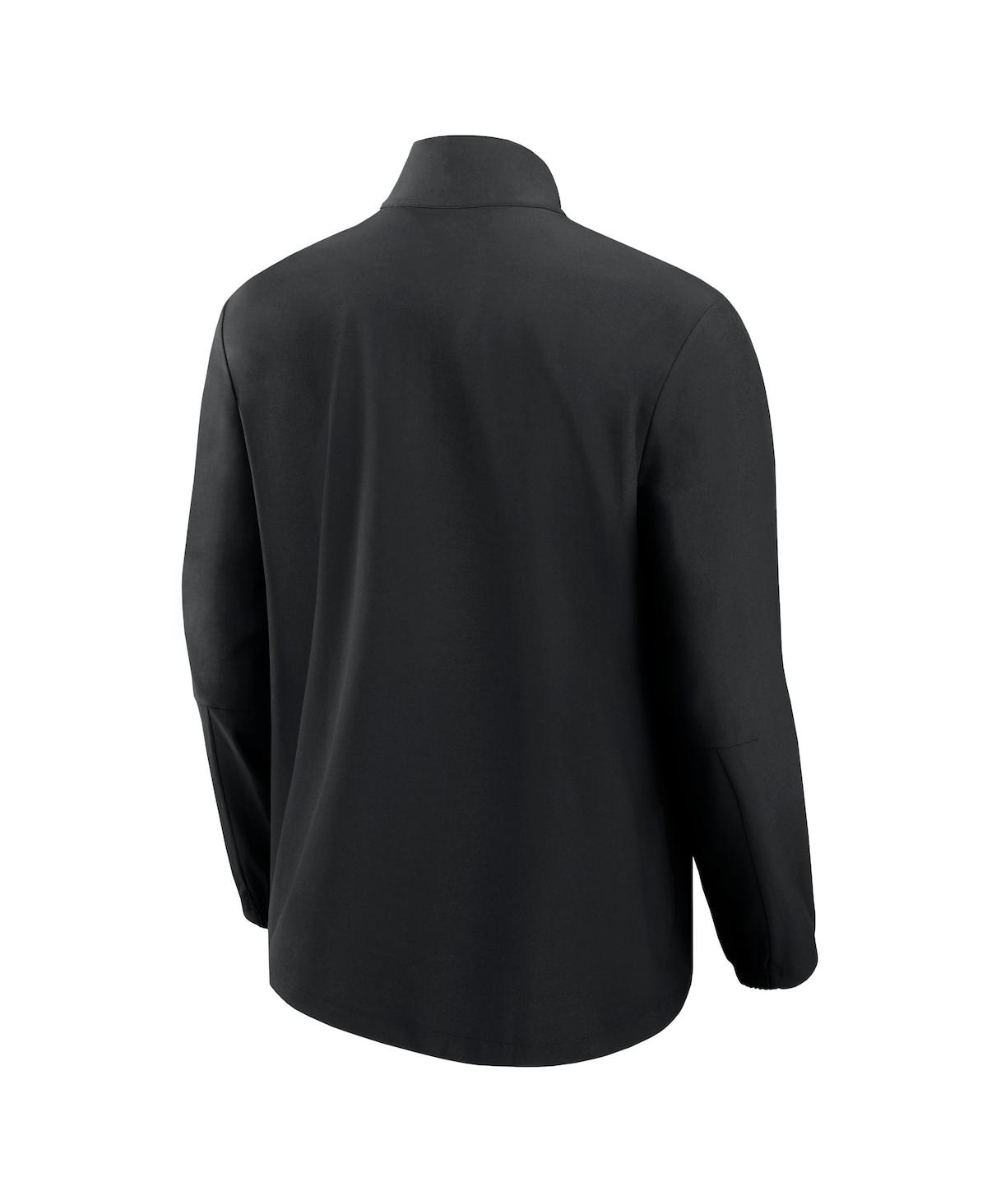 Fanatics Men'sPhiladelphia Phillies Front Office Woven Full-Zip Jacket - Black