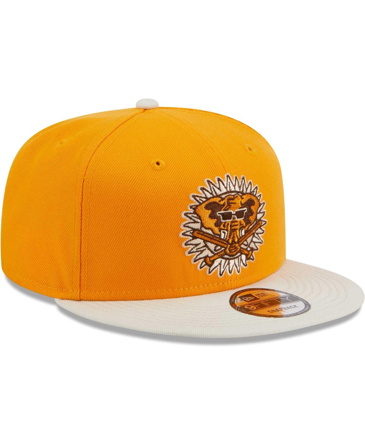 New Era Men'sOakland Athletics Tiramisu 9FIFTY Snapback Hat - Gold