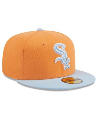 Men's Orange/Light Blue Chicago White Sox Spring Color Basic Two-Tone 59FIFTY Fitted Hat