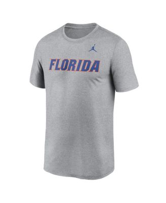 Men's Heather Gray Florida Gators Primetime Legend Wordmark T-Shirt