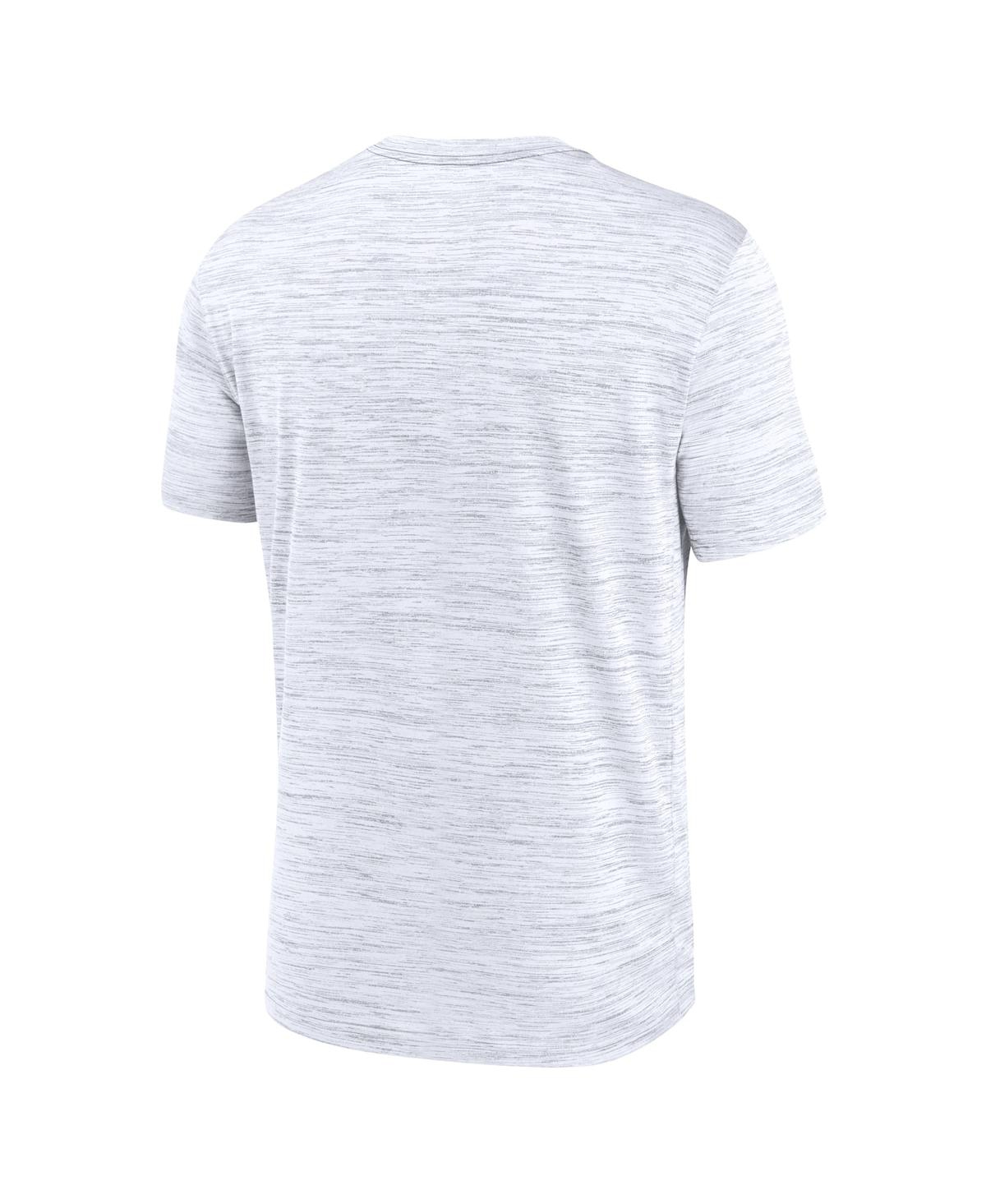Nike Men'sOhio State Buckeyes 2024 Sideline Velocity Performance T-Shirt - White