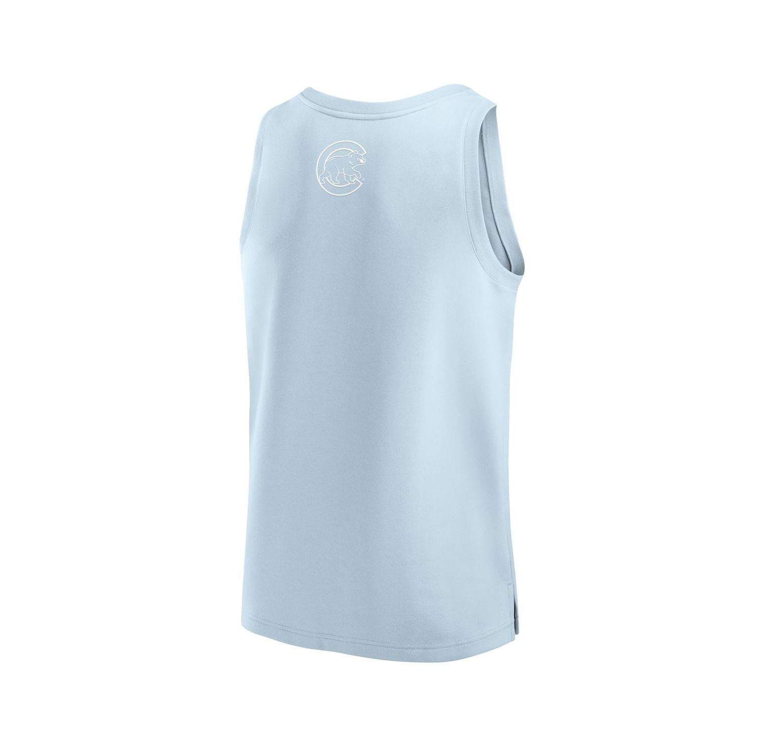 Men's Light Blue Chicago Cubs Elements Tank Top