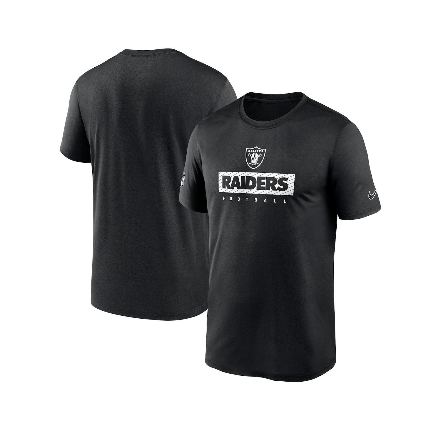 Men's Black Las Vegas Raiders Sideline Legend Performance T-Shirt