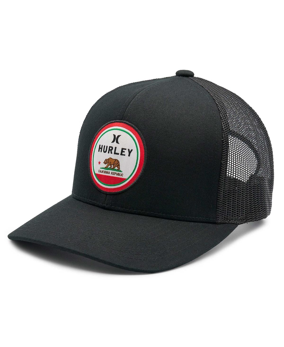 Men's Black Local Trucker Adjustable Hat - Black