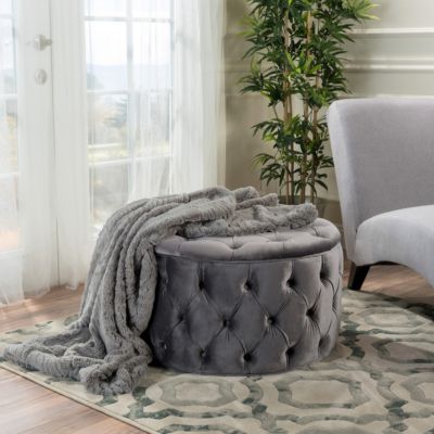 Plush & Multipurpose Footstool Comfort, Style, Durability