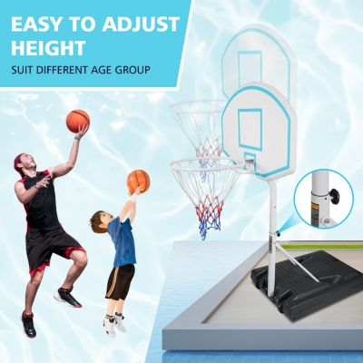 Streamdale Portable Poolside Basketball Hoop System for Endless Summer Fun