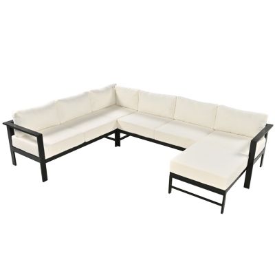 Streamdale Premium Aluminum Outdoor Sofa Set for Ultimate Comfort and Durability