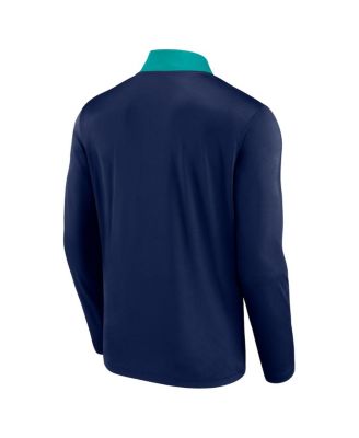 Men's Navy Seattle Mariners Unstoppable Quarter-Zip Top