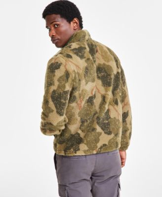 Мужская толстовка-пуловер на молнии Sun Stone из флисового камуфляжа Arthur созданная для Macys 13990₽