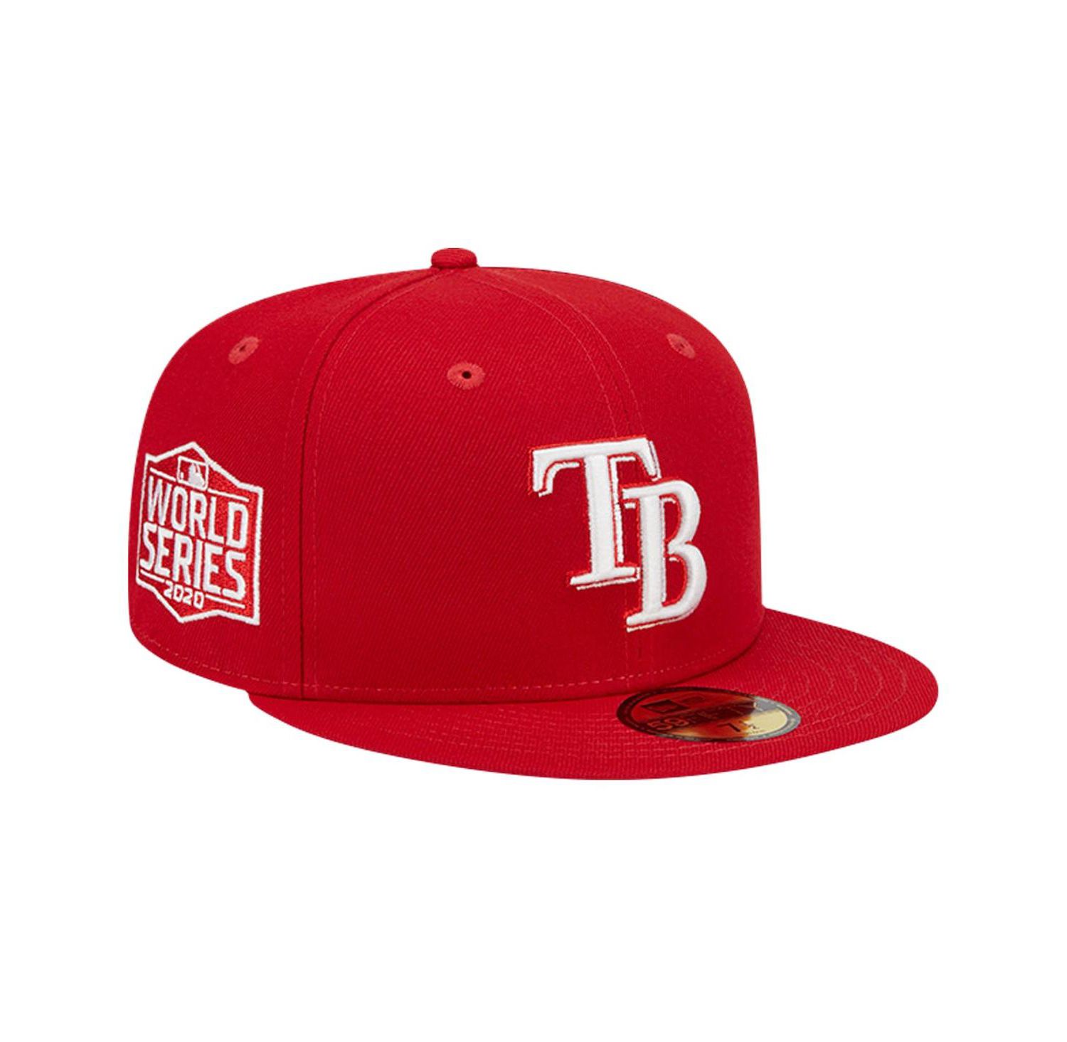 Men's Red Tampa Bay Rays Logo 59FIFTY Fitted Hat