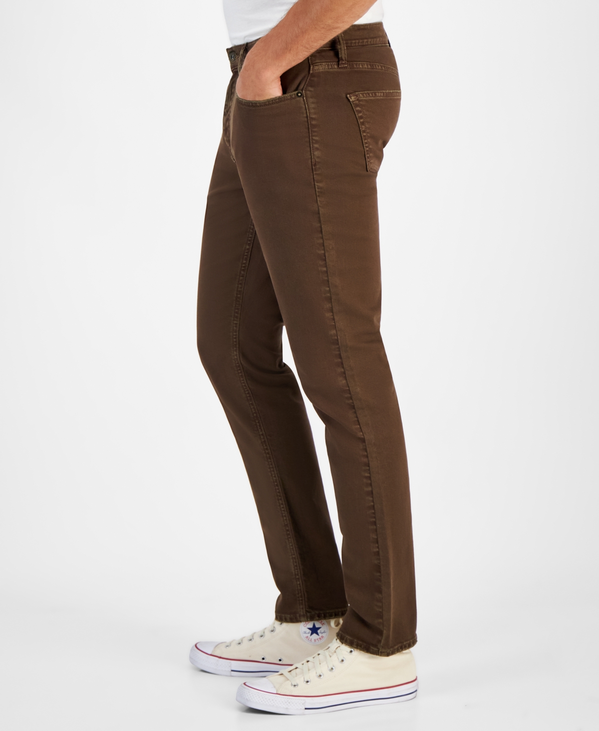 Sun + Stone Men'sSlim-Fit Jeans, Created for Macy's - Sand Bar