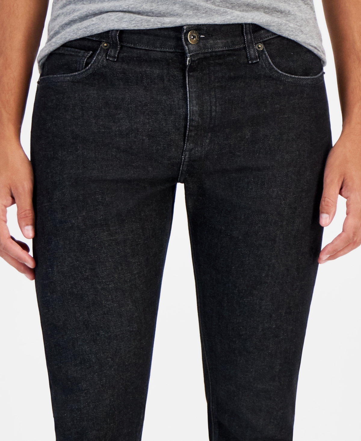 Sun + Stone Men'sBlack Slim-Fit Jeans, Created for Macy's - Channel