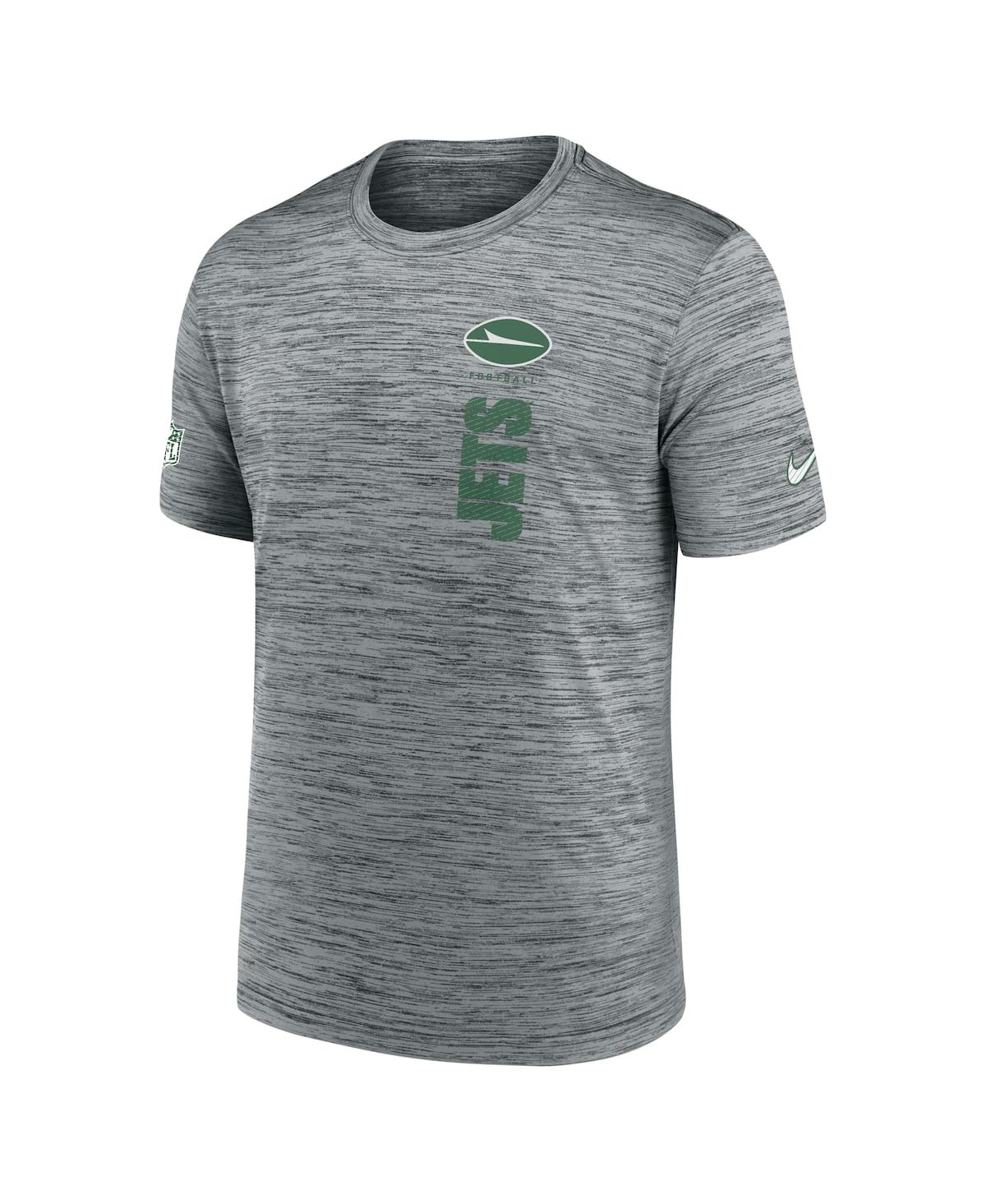 Nike Men's Gray New York Jets 2024 Sideline Velocity Performance T-shirt In Gray