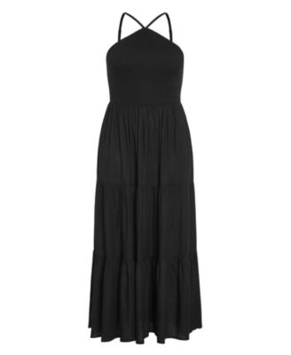 Plus Size Tahitian Maxi Dress