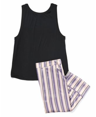Plus Size Alania Pajama Tank & Pants Set