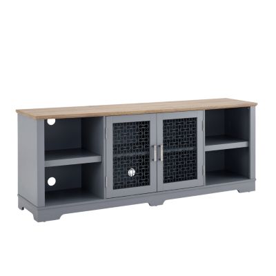 Streamdale Multi-Purpose TV Stand with Ample Storage for 80" TVs