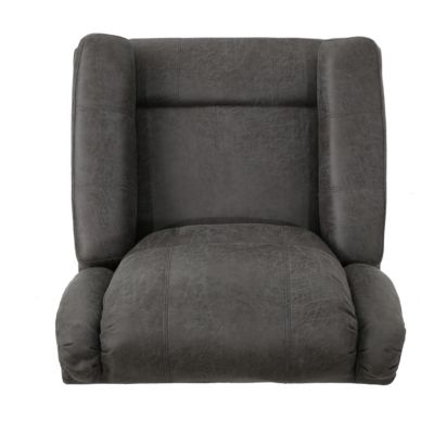 Streamdale Cozy Charcoal Swivel Glider Recliner