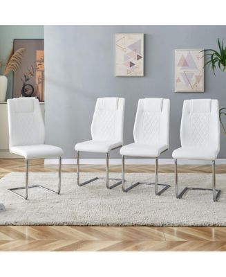 Simplie Fun Stylish Modern Dining Chairs with Comfort and Floor ...