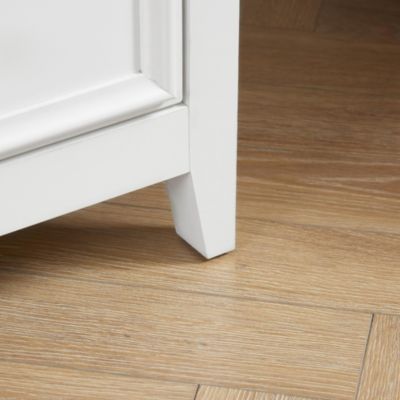 Modern Wooden Dresser with 6 Spacious Drawers and Metal Handles