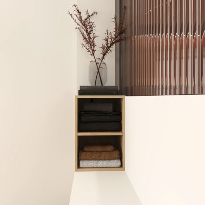Wall Mount Storage Shelves (12") for Small Bathrooms
