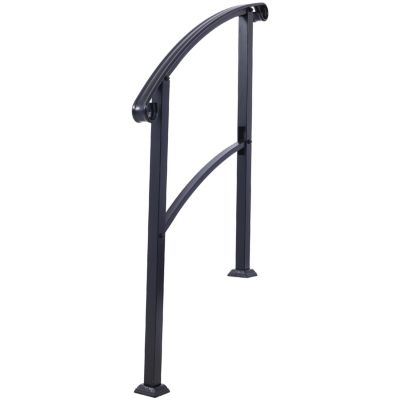Streamdale Versatile & Stylish 3ft Black Wrought Iron Stair Hand Railing