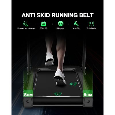 Streamdale Silent Treadmill with Space-Saving Design