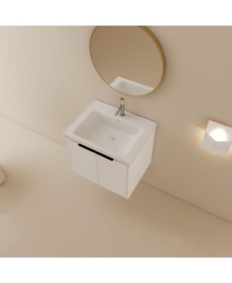 24" Soft Close Vanity with Sink for Small Bathrooms