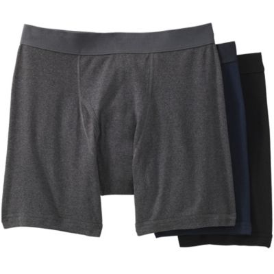 Big & Tall Cotton Boxer Briefs 3-Pack