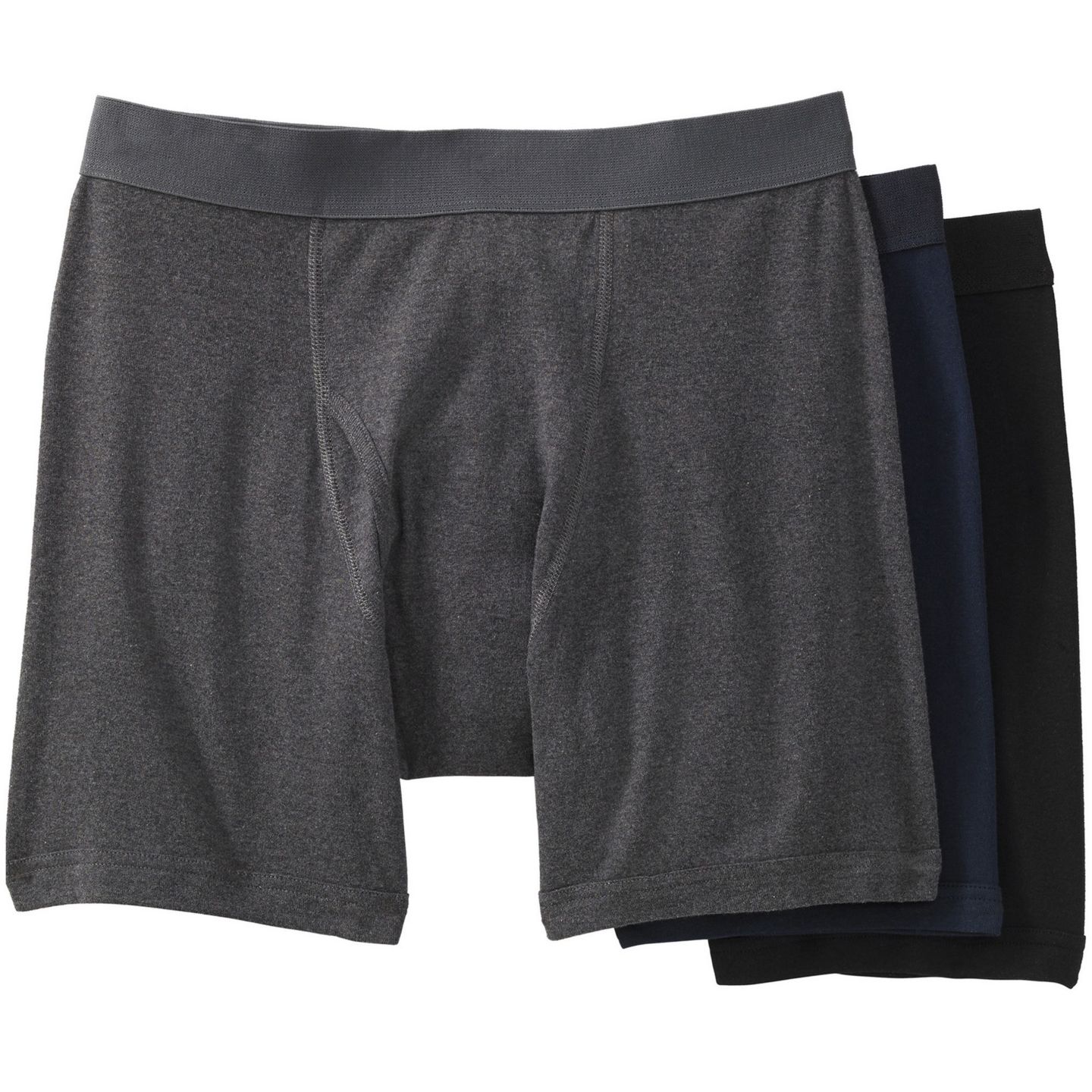 Трусы-боксеры для мужчин, хлопок, 3 шт. — KingSize, цвет: Assorted Basic — фото 1