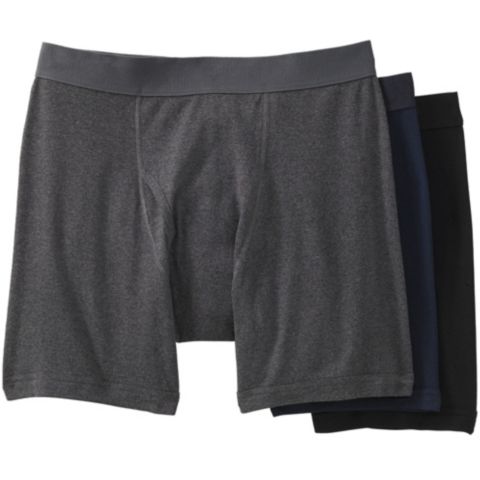 Трусы-боксеры для мужчин, хлопок, 3 шт. — KingSize, цвет: Assorted Basic