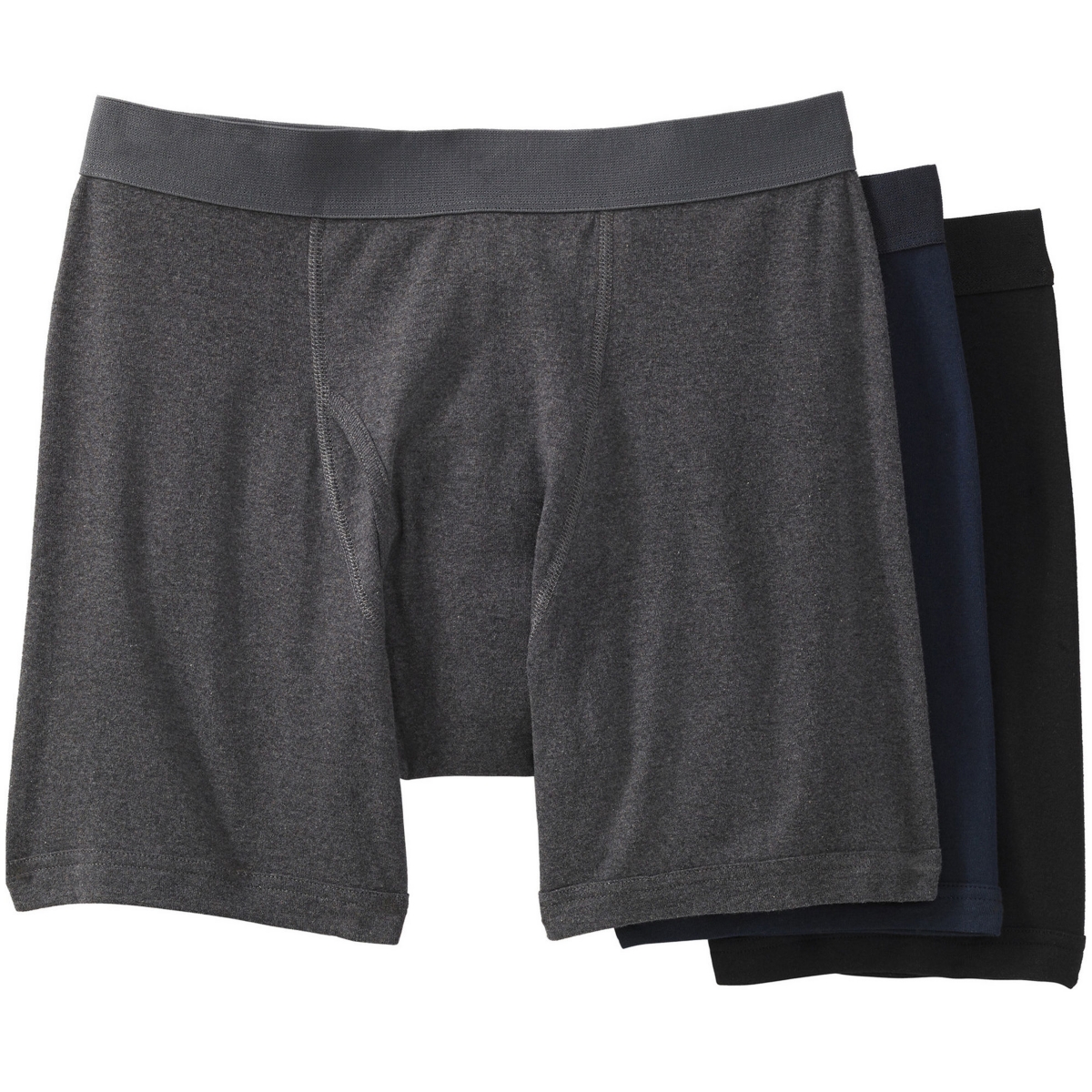 KingSize Big & Tall Cotton Boxer Briefs 3-Pack