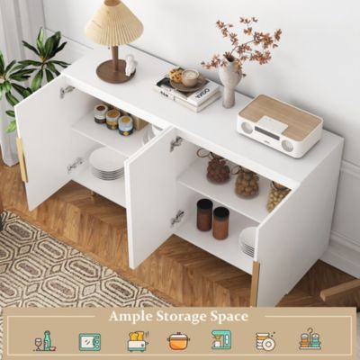 Streamdale Versatile Fluted Sideboard Art Deco meets Mid-Century Modern