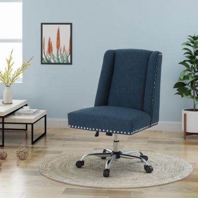 Simplie Fun Contemporary Ergonomic Swivel Fabric Office Chair with ...