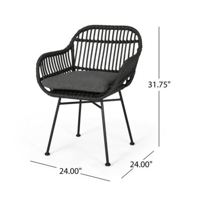 Streamdale Modern Rattan Chairs for Outdoor Living with Comfortable Cushions