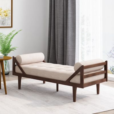 1 Count Fabric Chic and Cozy Chaise Lounge Perfect for Relaxation and Style