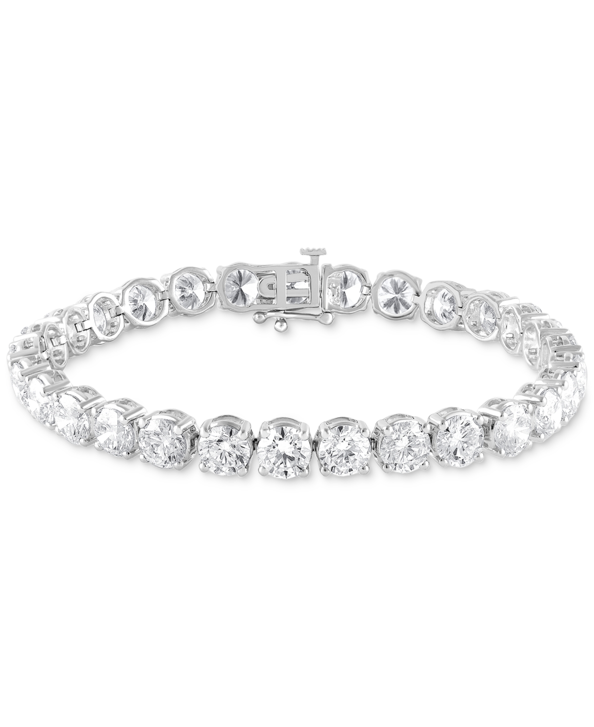 Lab Grown Diamond Tennis Bracelet (20 ct. t.w.) in 14k White Gold - White Gold
