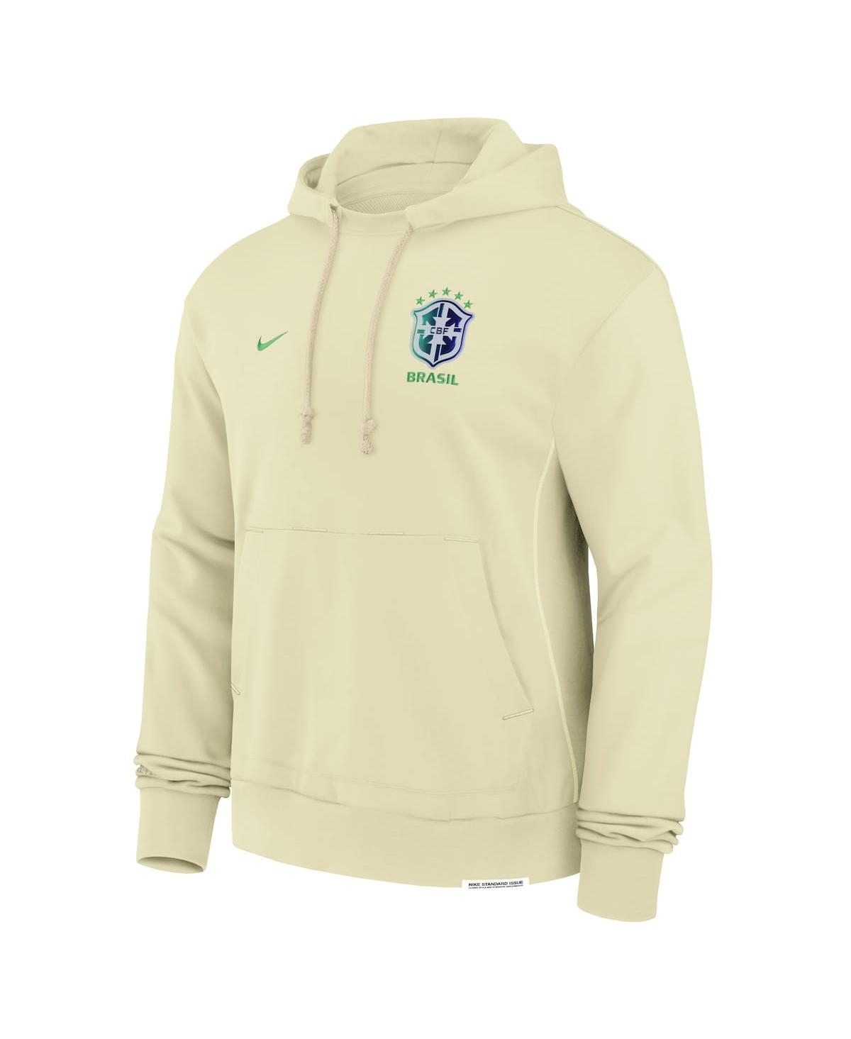 Nike Men'sBrazil National Team Standard Issue Pullover Hoodie - Yellow